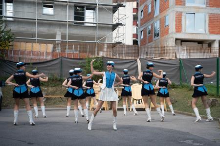 Praznik Mirna 2022 - Trebanjske mazorete, foto Alenka Strazisar Lamovsek (13)